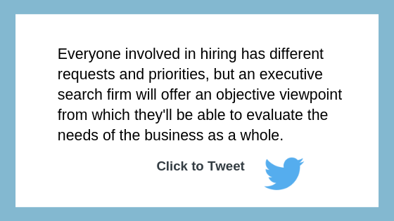 Executive Search Firms Are Objective at Hiring